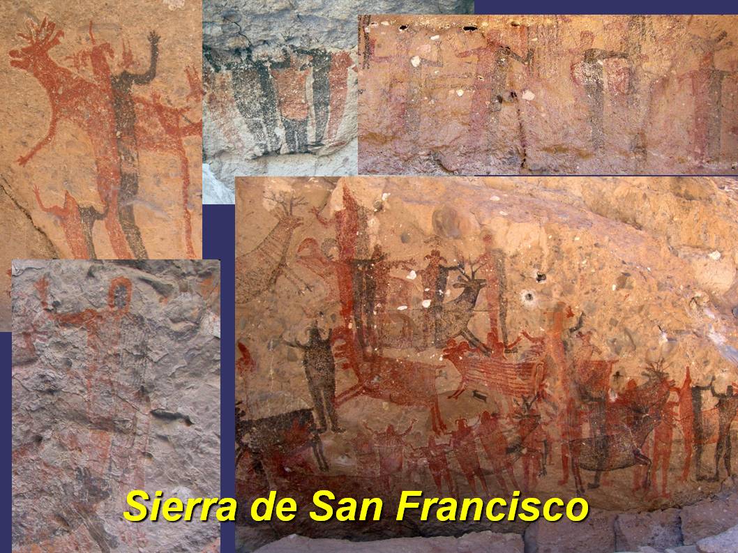 These are photos from sites in the Sierra de San Francisco.